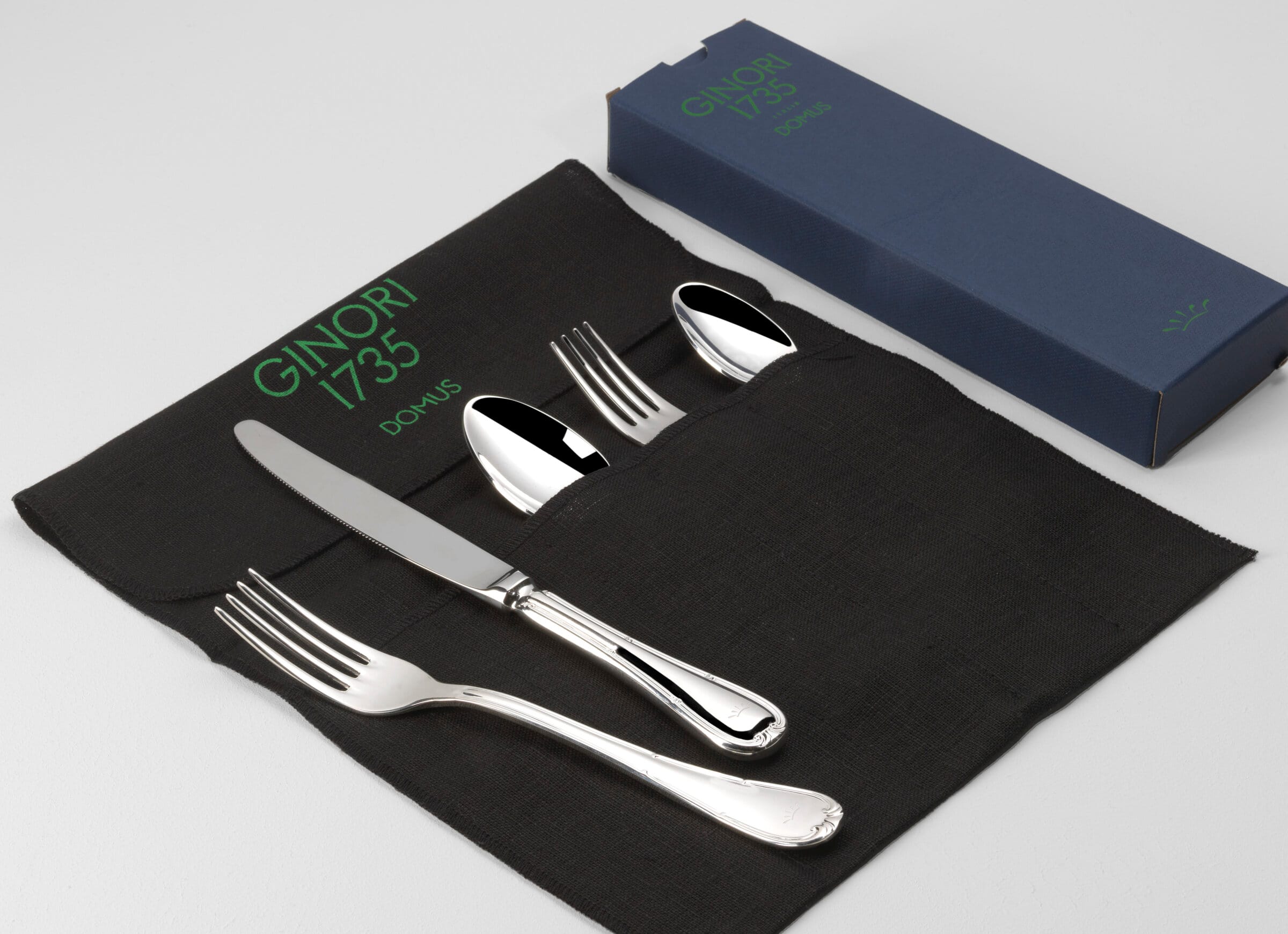 5-piece Silver Cutlery Set | Ginevra | GINORI 1735